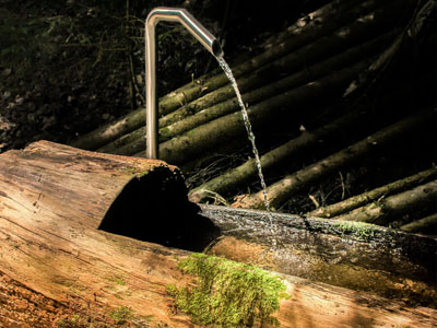 Unbehandeltes Holz zur lagerung von Wasser, sowie Holz imprägnieren.