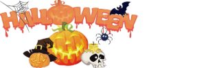 Mundschutz für Halloween.