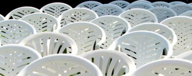 Gartenstühle aus Kunststoff, Stühle aus Plastik