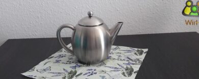 Doppelwandige Teekanne aus Edelstahl, große, kleine, super für Kaffee, Tee, Tee länger warm, Teekannen im edlen Design, Küche