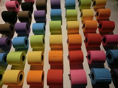 Farben, Muster, Motive, Toilettenpapier günstig online kaufen, Klopapier, Muster und Farben, Motiv und Farbe, Weiß, Grau, Motiv
